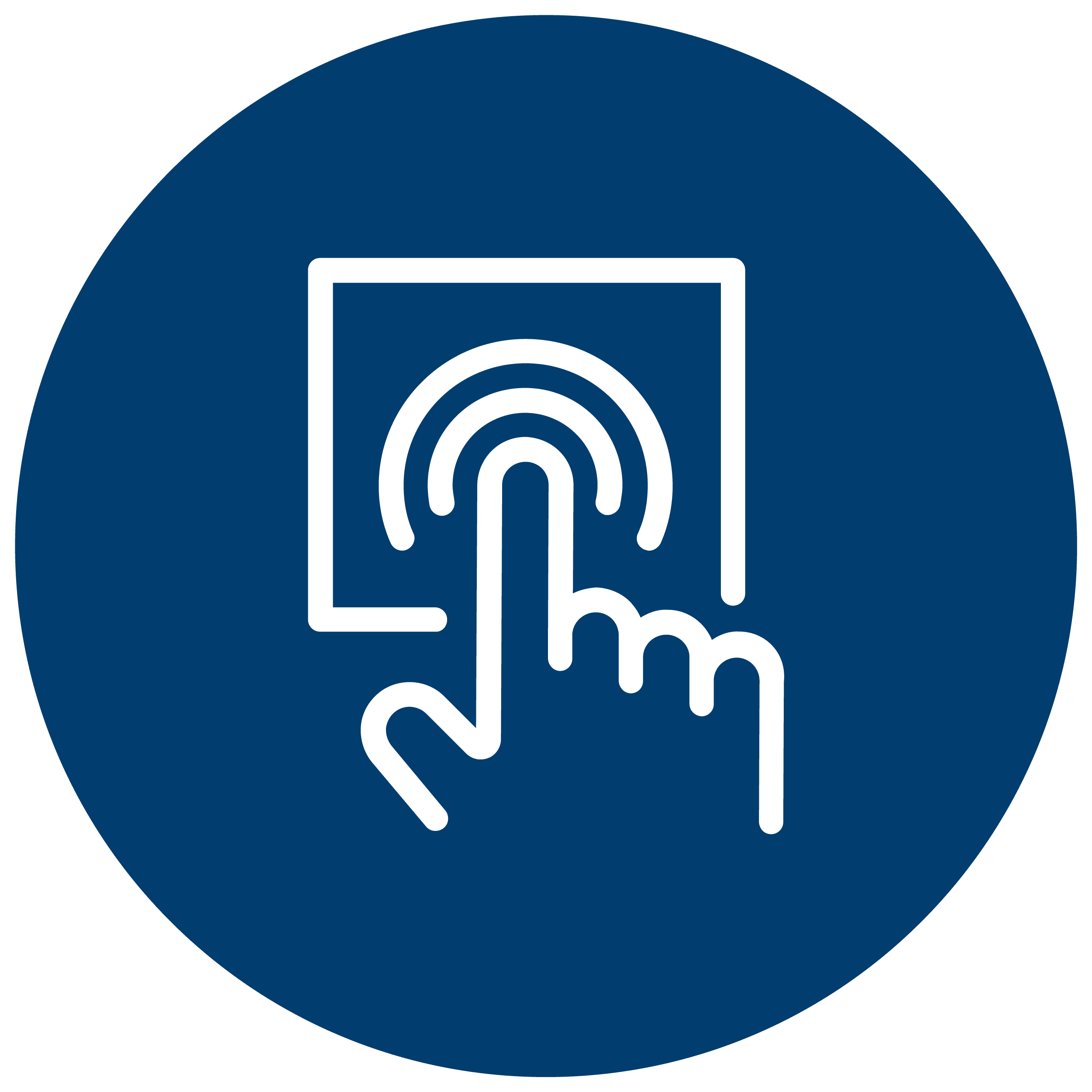 blue circletouch control blue circletouch control
