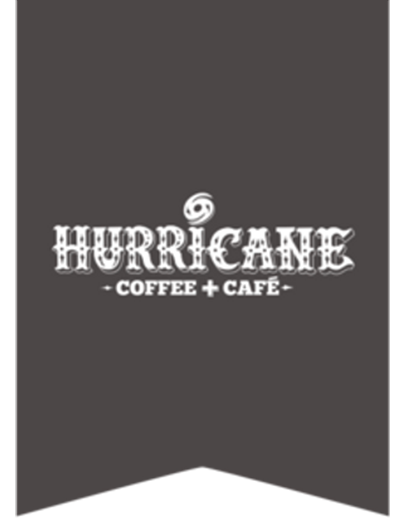 Hurricane Logo Hurricane coffee cafe Logo